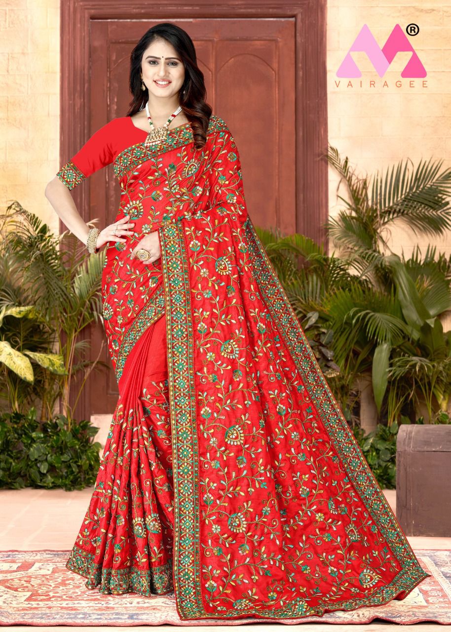 Shiva 5 Heavy Festive Wear Wholesale Designer Saree Catalog
